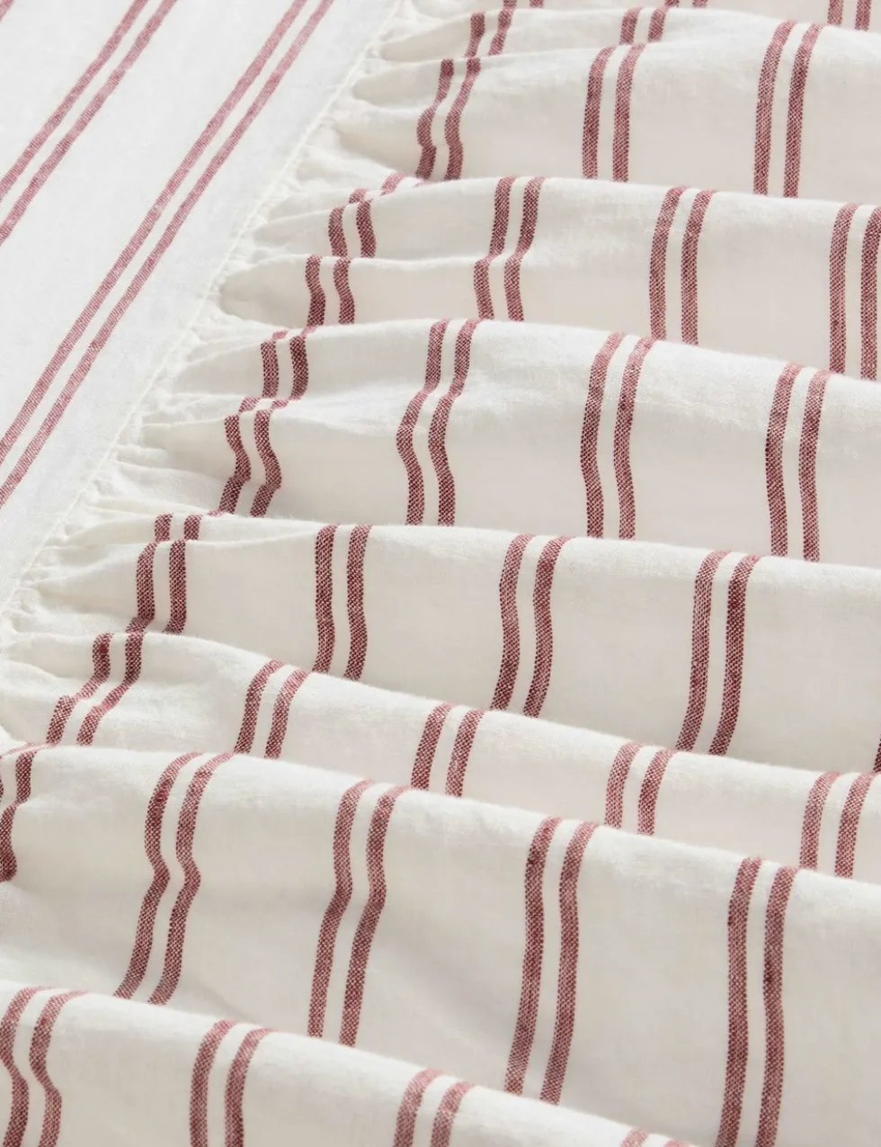 Linen Rich Kemptown Striped Valance Sheet