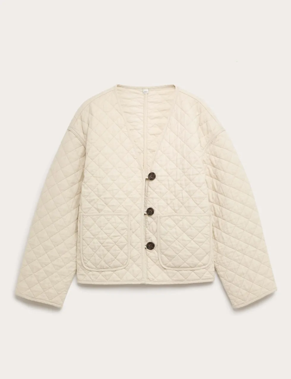 Linen Rich Lightweight Quilted Jacket