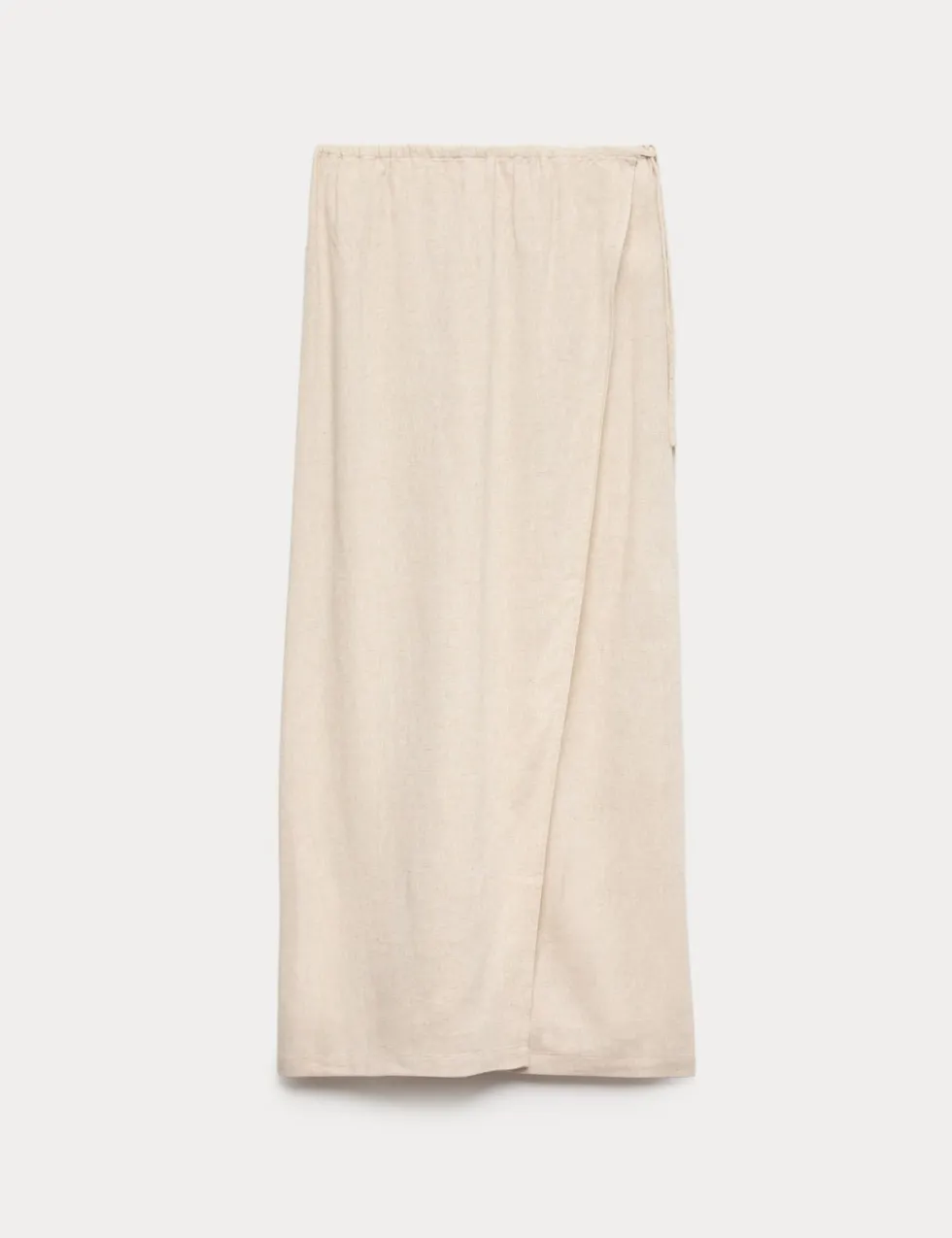 Linen Rich Maxi Wrap Skirt