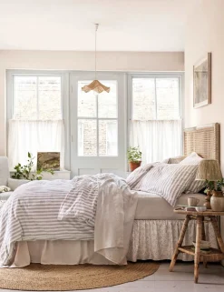 Linen Rich Pembroke Stripe Duvet Cover