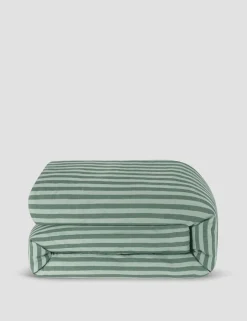 Linen Rich Pembroke Stripe Duvet Cover