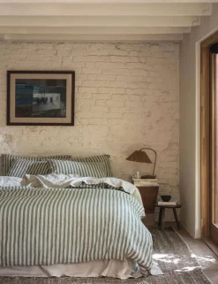 Linen Rich Pembroke Stripe Duvet Cover