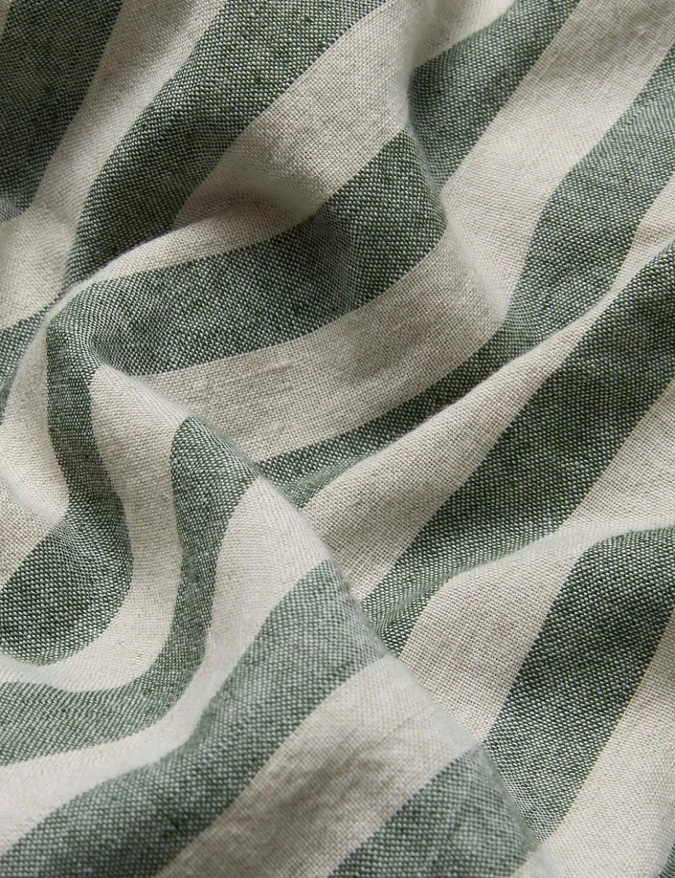 Linen Rich Pembroke Stripe Duvet Cover