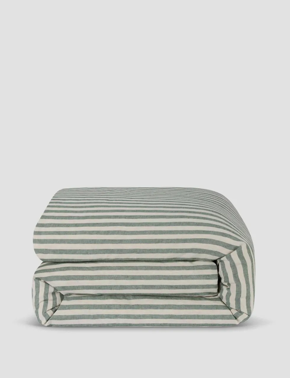 Linen Rich Pembroke Stripe Duvet Cover