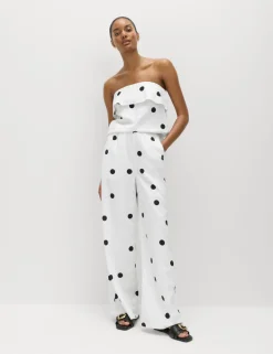 Linen Rich Printed Cami Top