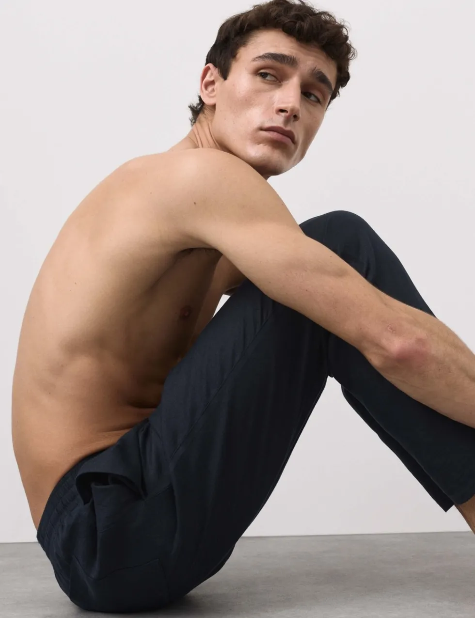 Linen Rich Pyjama Bottoms