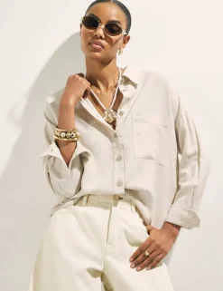 Linen Rich Relaxed Shirt