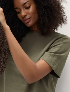 Linen Rich Relaxed T-Shirt