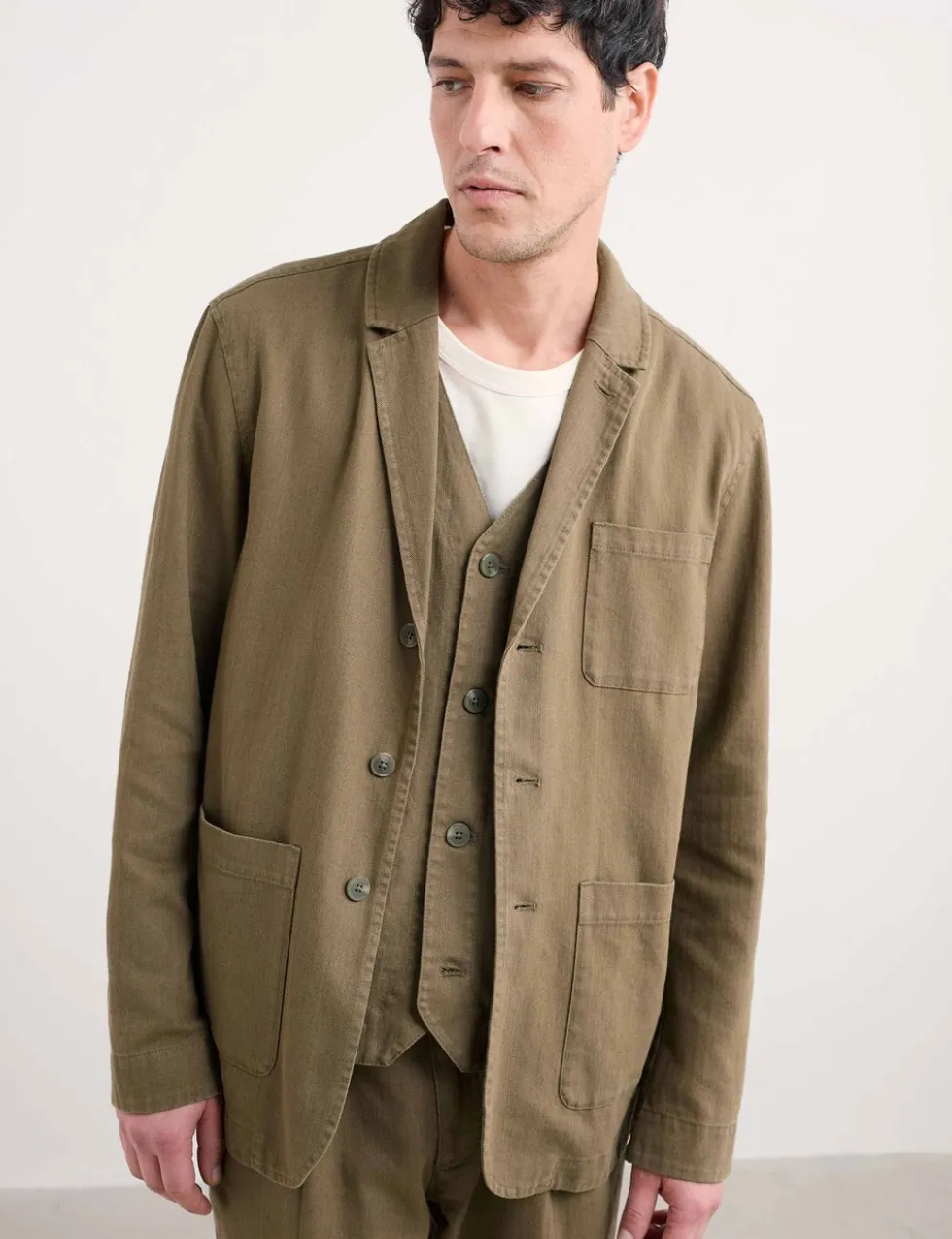 Linen Rich Revere Jacket