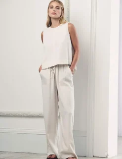Linen Rich Split Back Vest