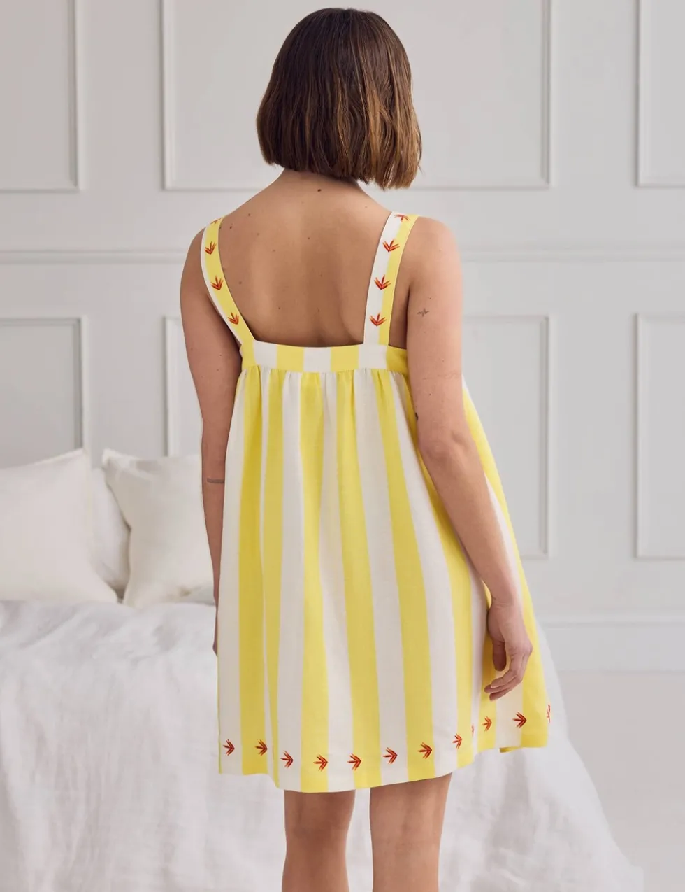 Linen Rich Striped Chemise