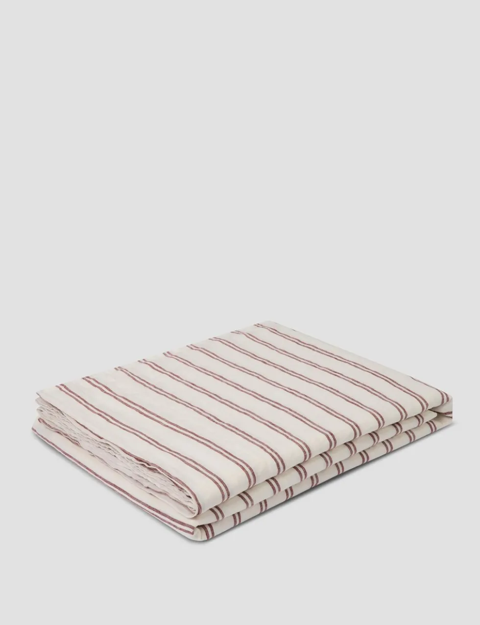 Linen Rich Striped Flat Sheet