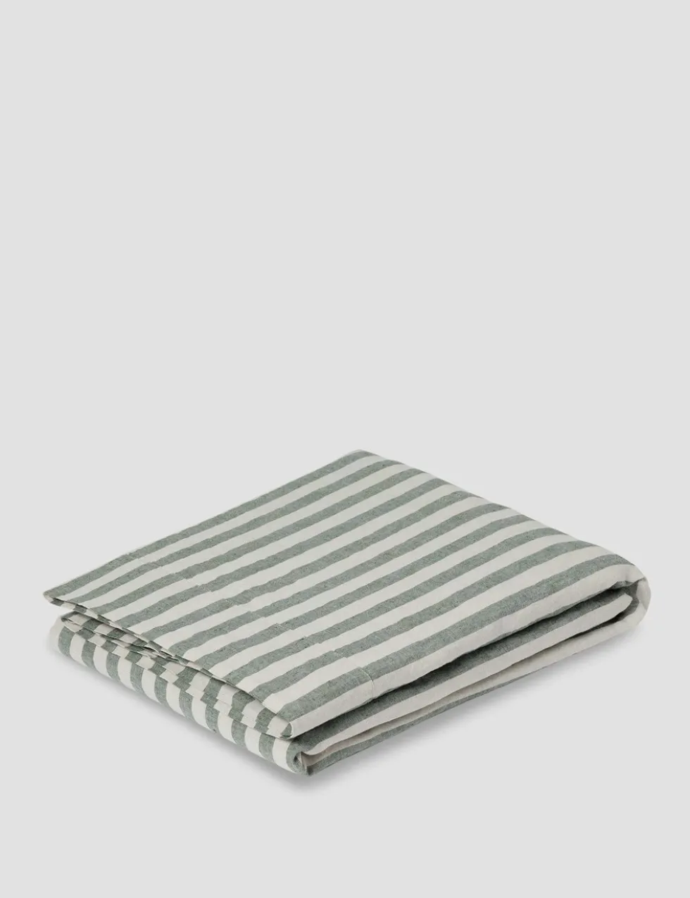 Linen Rich Striped Flat Sheet