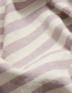 Linen Rich Striped Flat Sheet