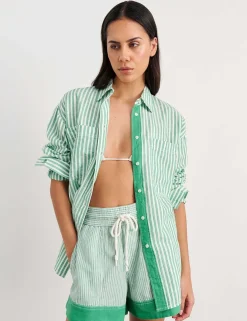 Linen Rich Striped Shirt
