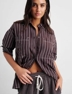 Linen Rich Striped Shirt