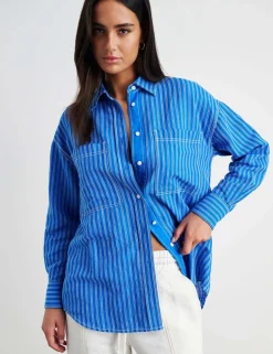 Linen Rich Striped Shirt