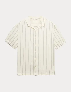 Linen Rich Striped Shirt (6-16 Yrs)