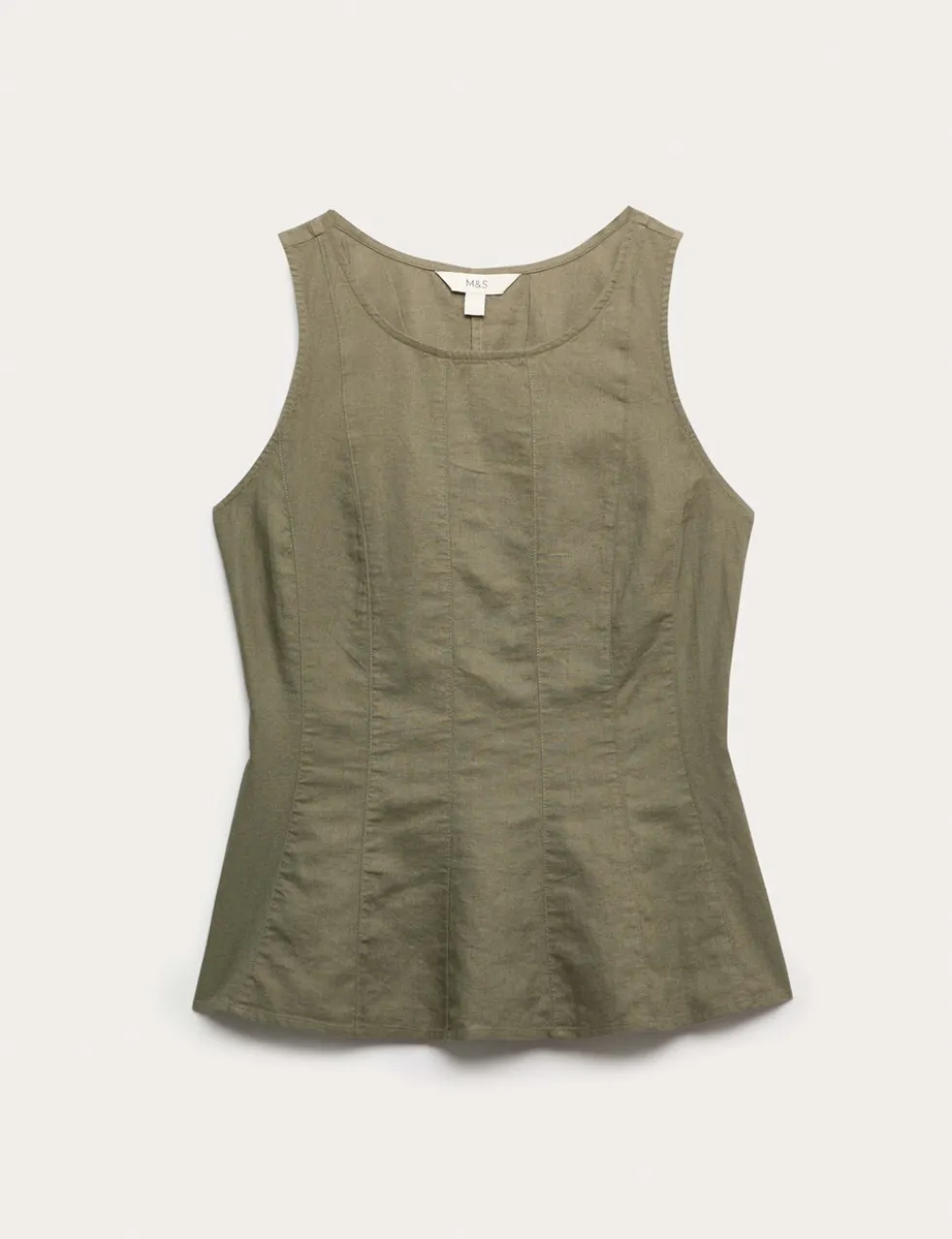 Linen Rich Vest Top