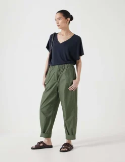Linen Rich V-Neck T-Shirt