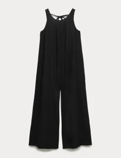 Linen Rich Volume Jumpsuit