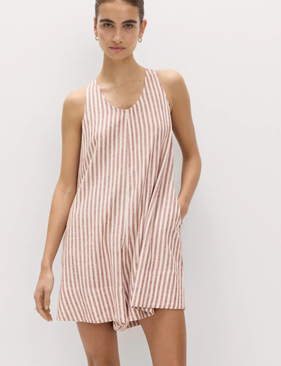 Linen Rich Volume Playsuit