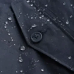 Linen Rich Waterproof Hooded Longline Coat