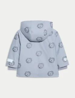 Lion Print Borg Lined Raincoat (3 Mths-3 Yrs)