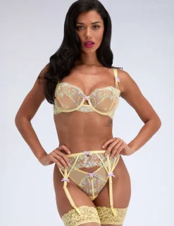 Lisette Embroidered Wired Balconette Bra (A-E)