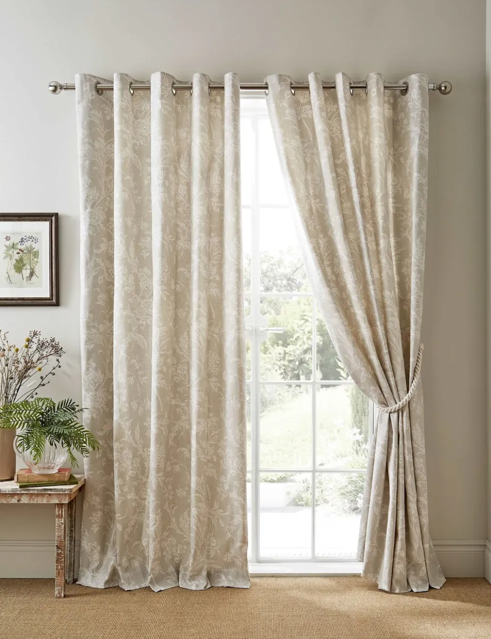 Lloyd Pure Cotton Eyelet Curtains