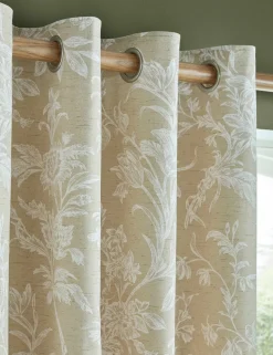 Lloyd Pure Cotton Eyelet Curtains