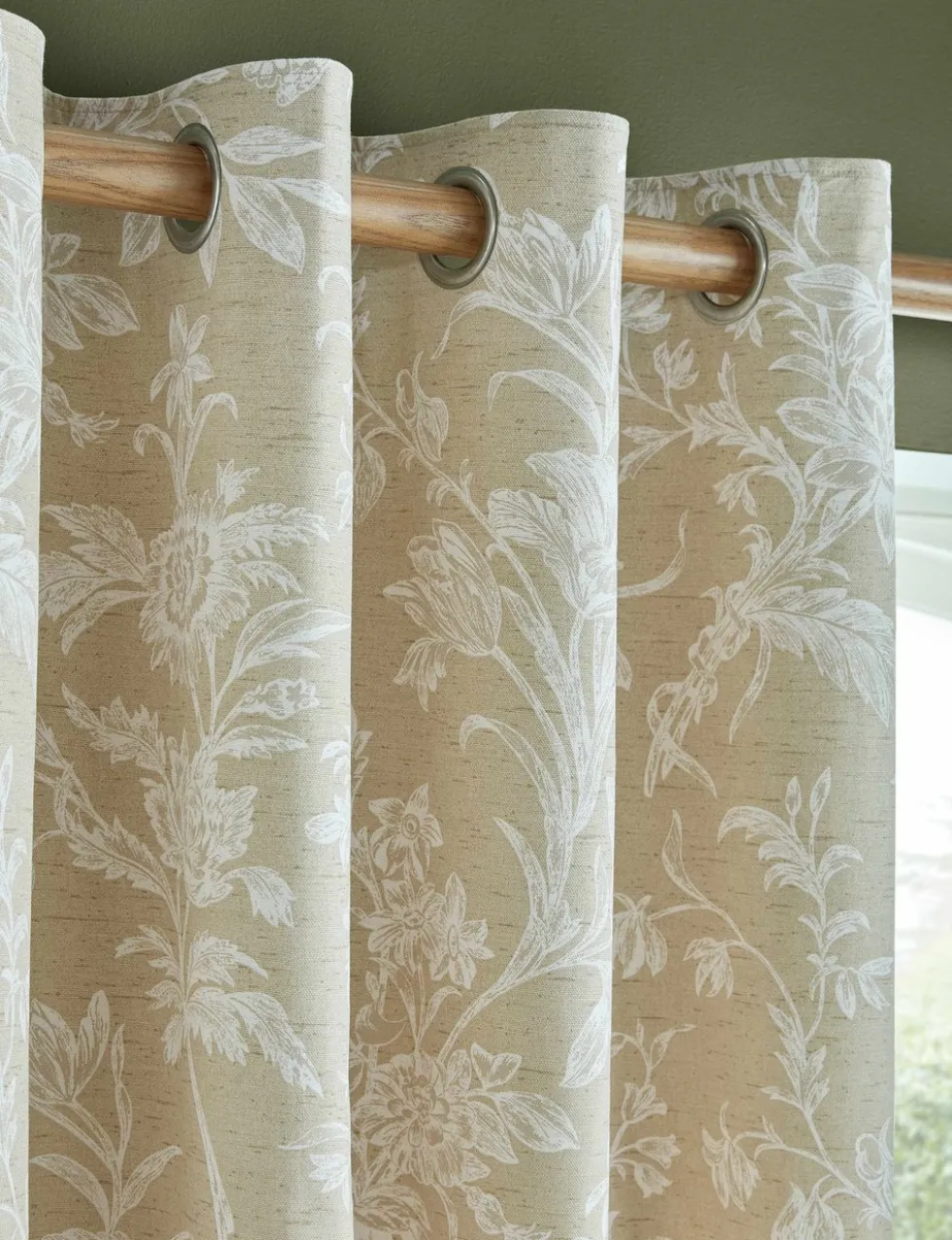 Lloyd Pure Cotton Eyelet Curtains