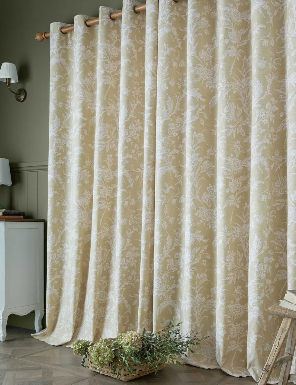Lloyd Pure Cotton Eyelet Curtains
