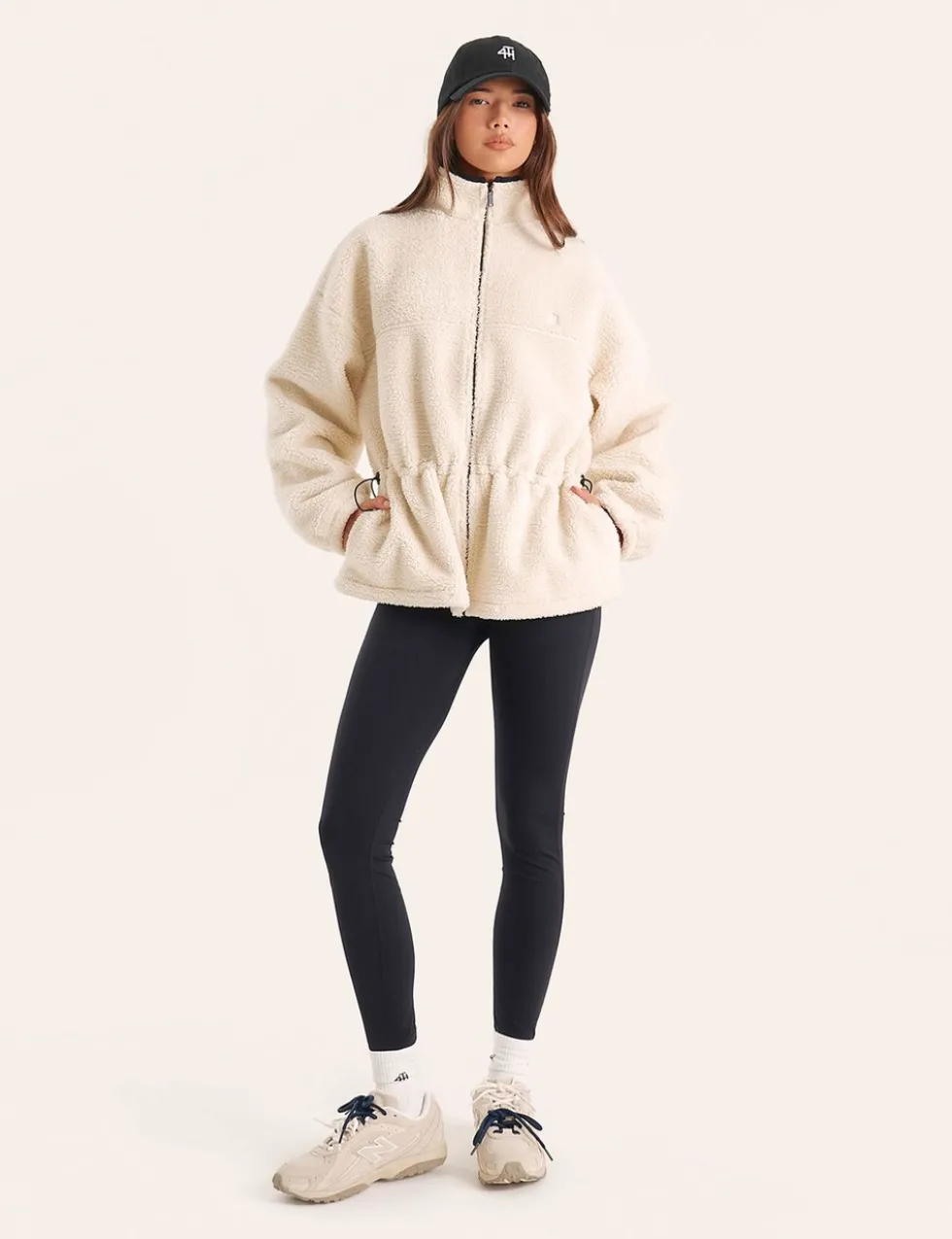 Lola Zip Up Funnel Neck Fleece Jacket