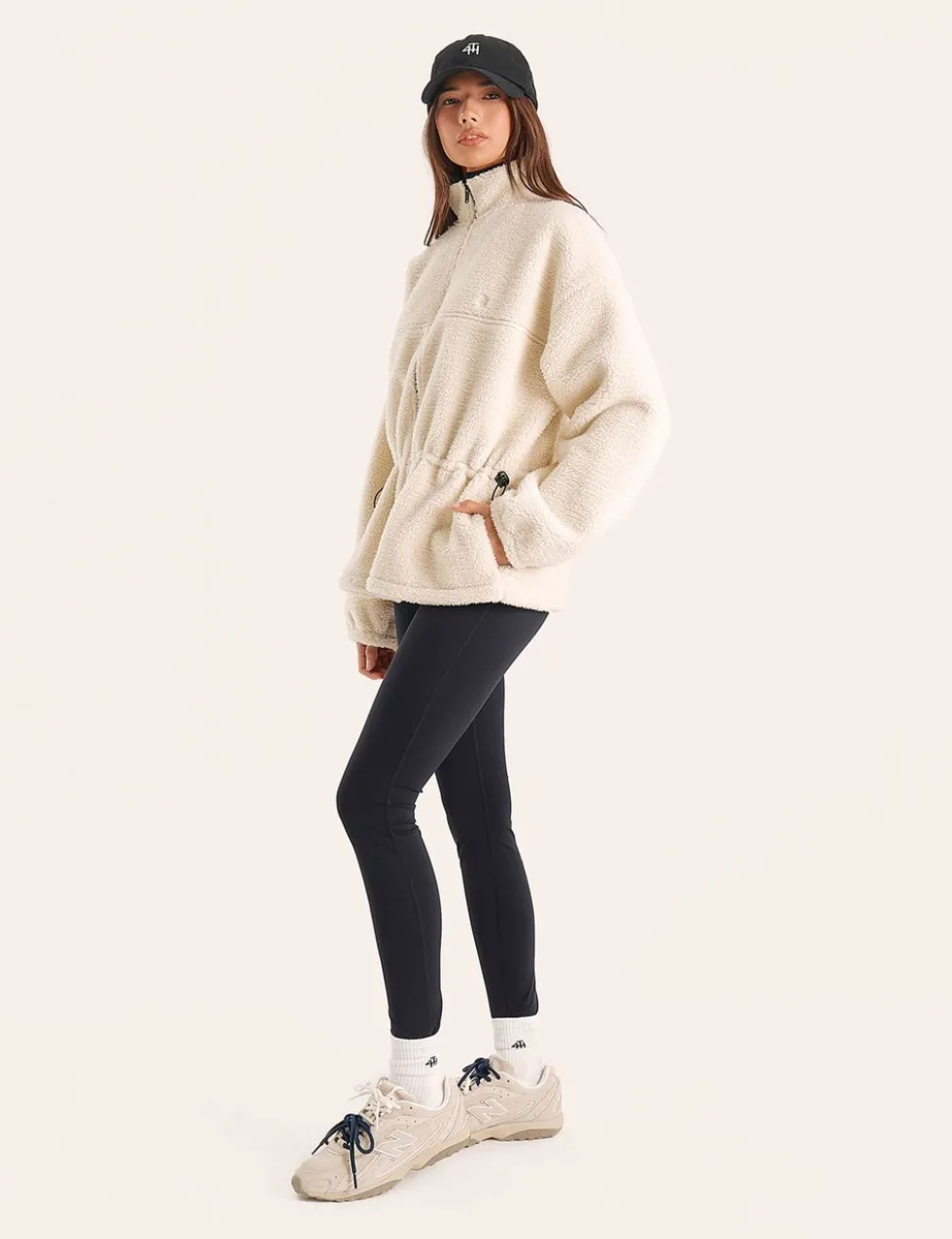 Lola Zip Up Funnel Neck Fleece Jacket