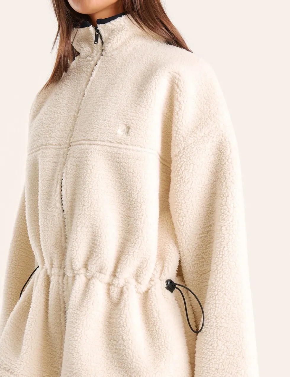Lola Zip Up Funnel Neck Fleece Jacket