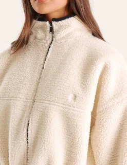 Lola Zip Up Funnel Neck Fleece Jacket