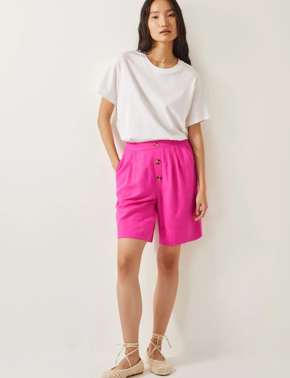 Long Shorts with Linen