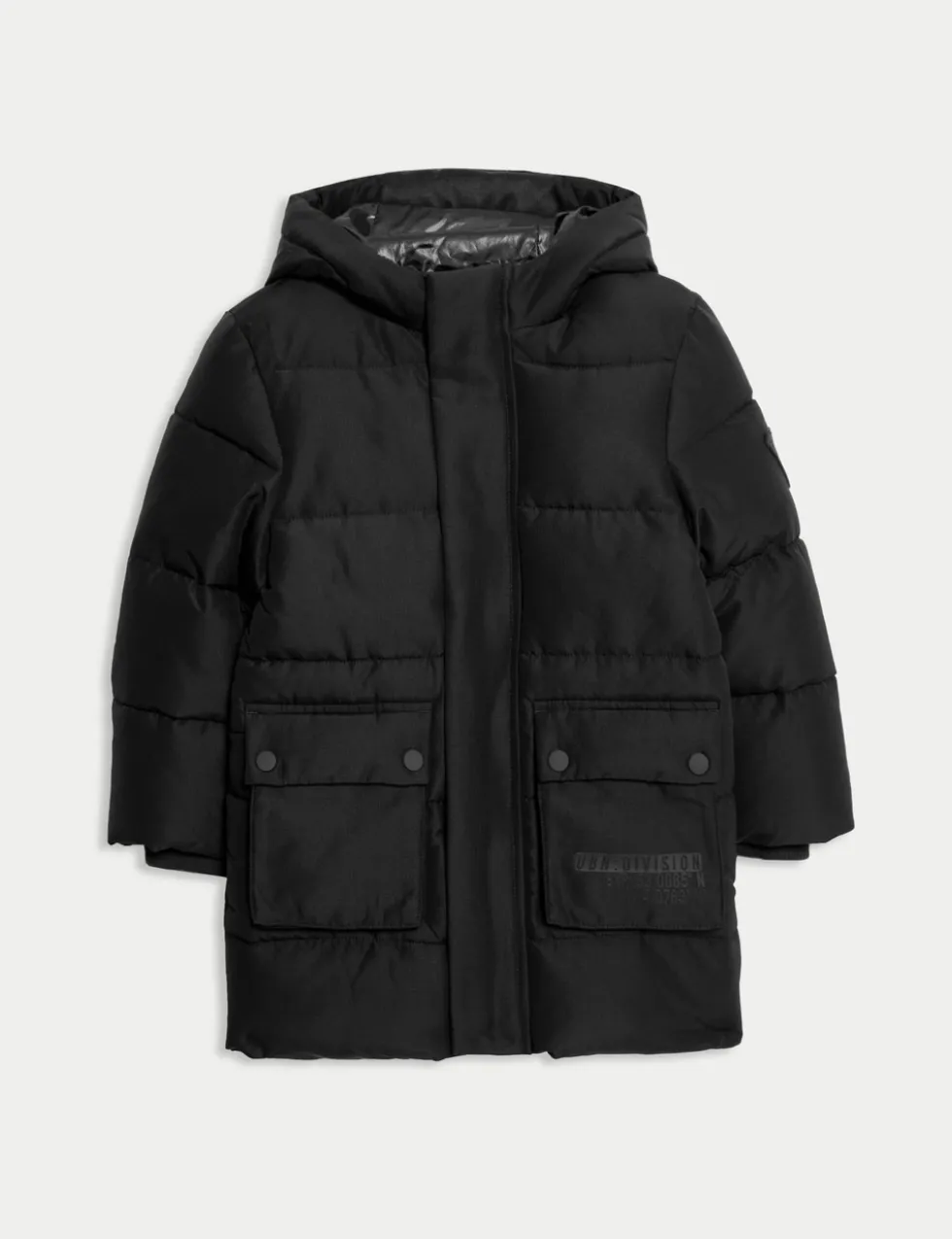 Longline Padded Hooded Coat (2-8 Yrs)