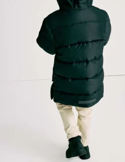 Longline Padded Hooded Coat (2-8 Yrs)