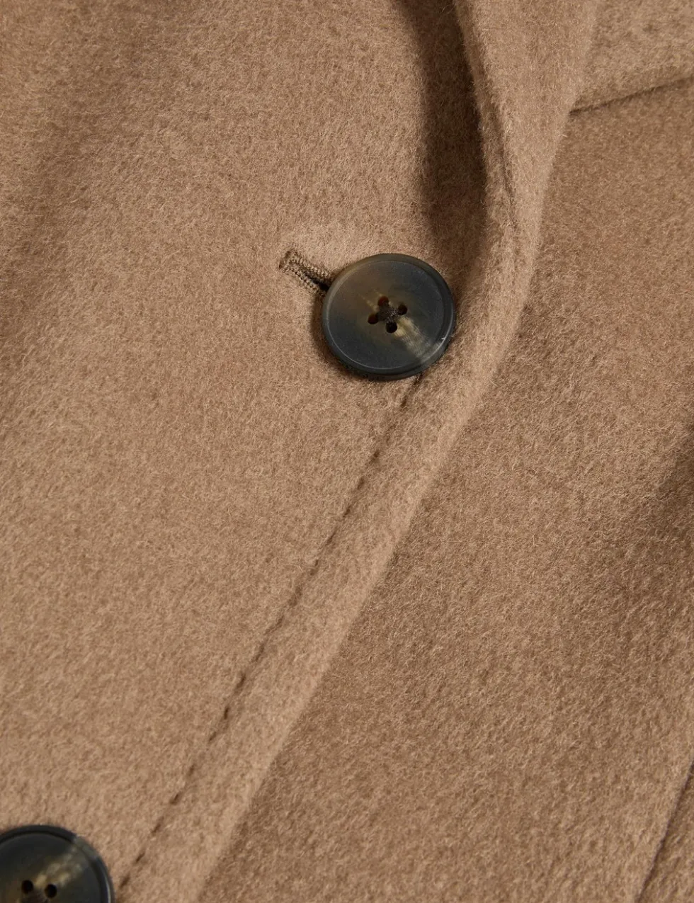 Longline Pure Wool Boyfriend Coat