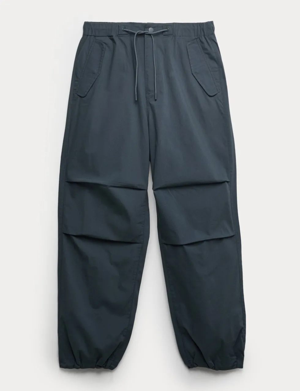 Loose Fit Elasticated Waist Parachute Trousers