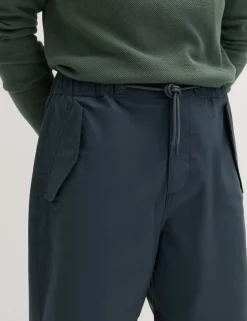 Loose Fit Elasticated Waist Parachute Trousers