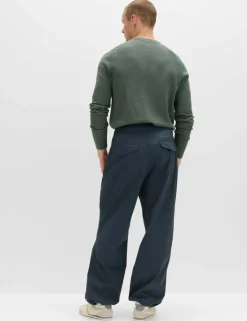 Loose Fit Elasticated Waist Parachute Trousers