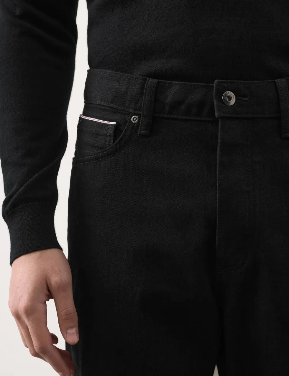 Loose Fit Pure Cotton Japanese Selvedge Jeans