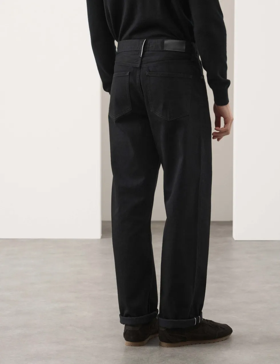 Loose Fit Pure Cotton Japanese Selvedge Jeans