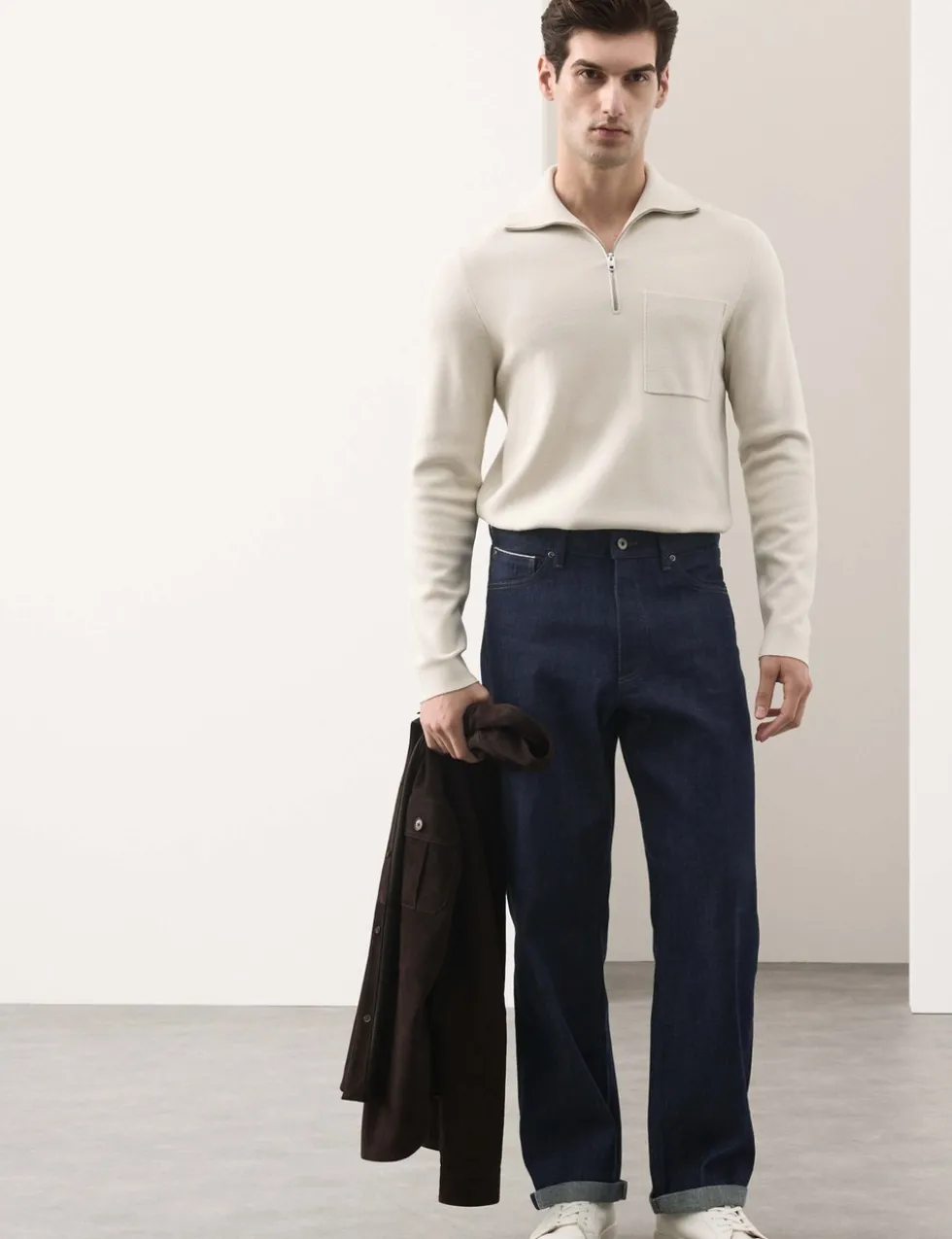 Loose Fit Pure Cotton Japanese Selvedge Jeans