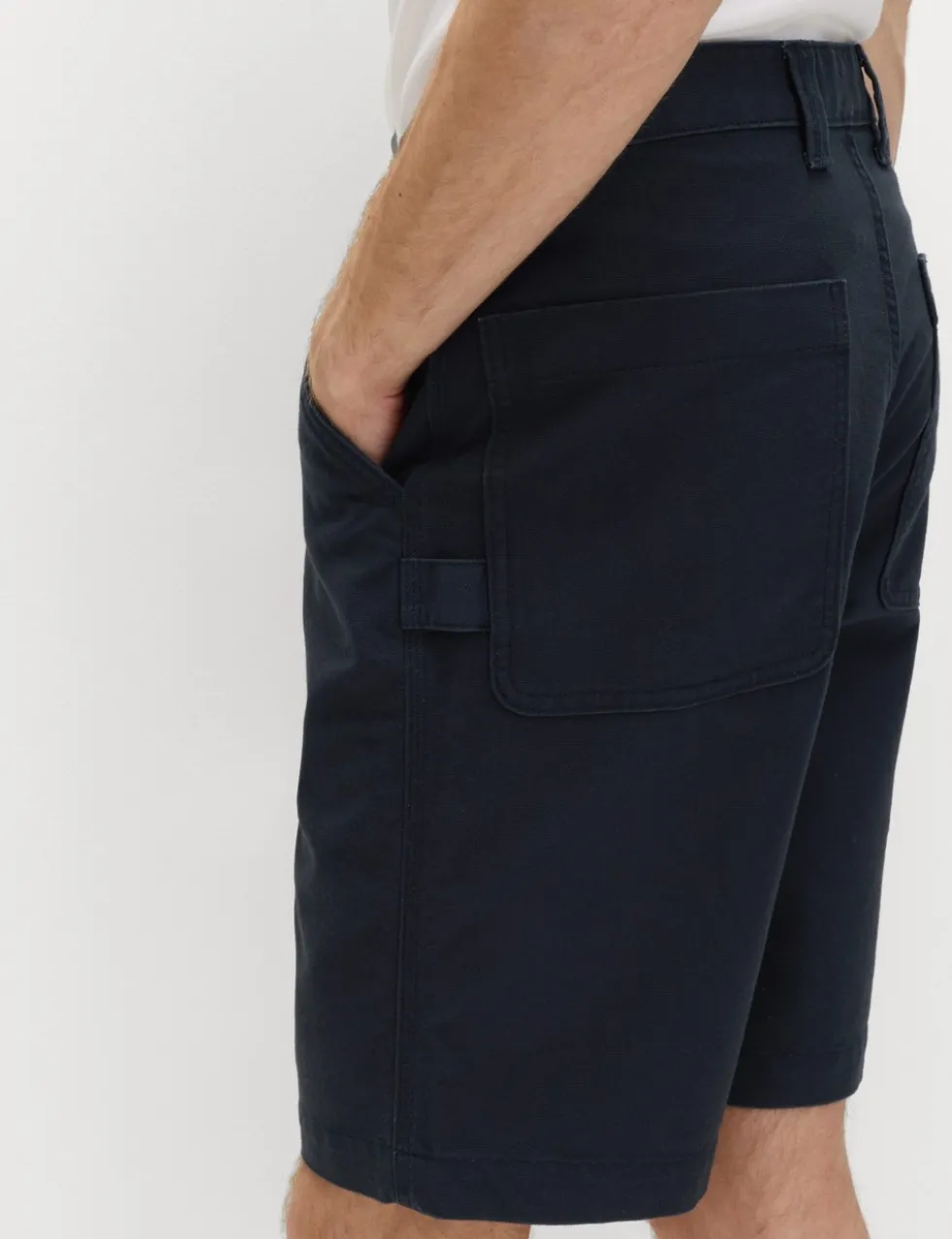 Loose Fit Pure Cotton Utility Shorts