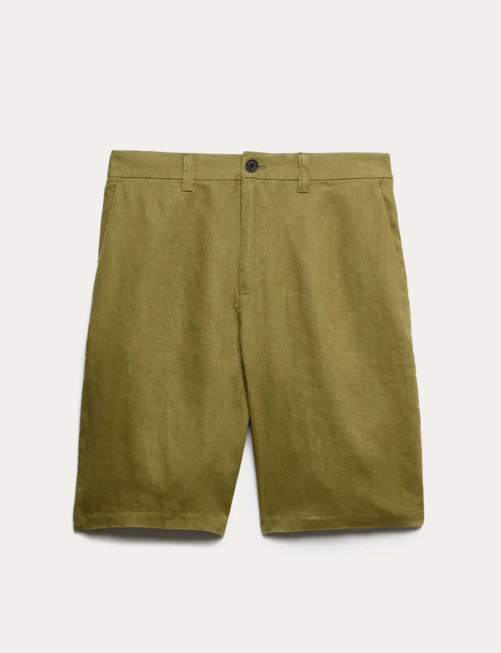 Loose Fit Pure Linen Chino Shorts