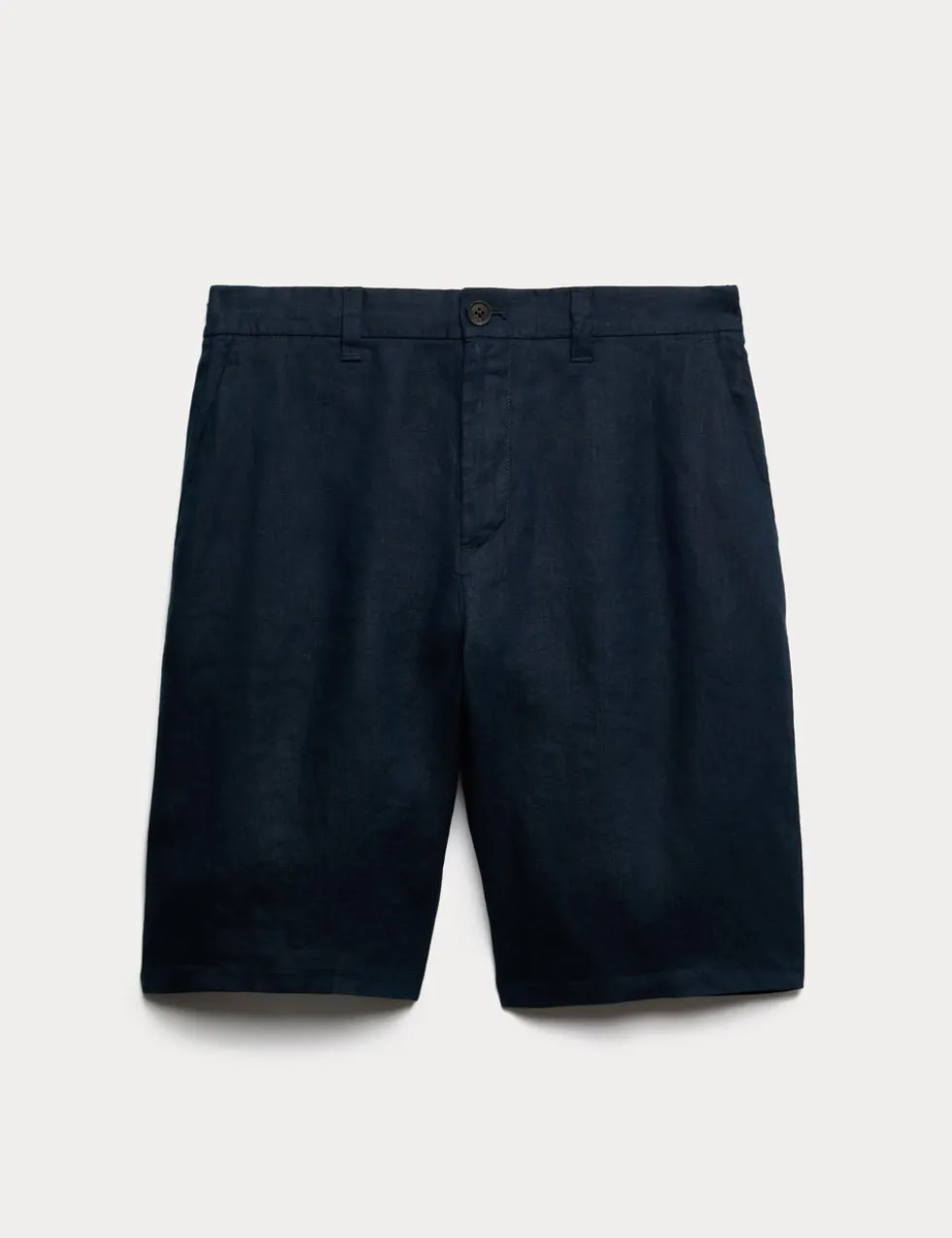 Loose Fit Pure Linen Chino Shorts